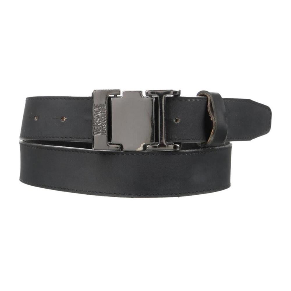 Versace Jeans Belt - Classic Black Women's Leather - M